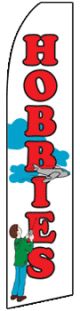 Hobbies  (11.5 x 2.5) Feather Banner Flag Kit (Flag, Pole, & Ground Mt)