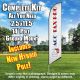 ACC TAX PRO white blue red windless flag