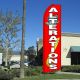 ALTERATIONS (Red) Flutter Feather Banner Flag (11.5 x 3 Feet)