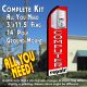 COMPUTER REPAIR (Tower) Flutter Feather Banner Flag Kit (Flag, Pole, & Ground Mt)