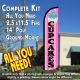 CUPCAKES Windless Feather Banner Flag Kit (Flag, Pole, & Ground Mt)