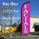 Facials Windless Polyknit Feather Flag (3 x 11.5 feet)