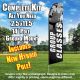 Group Classes Women Fitness (Gray/White) Econo Feather Flag Kit
