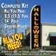 HALLOWEEN Flutter Feather Banner Flag Kit (Flag, Pole, & Ground Mt)