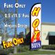 HOT BUYS Windless Polyknit Feather Flag (2.5 x 11.5 feet)