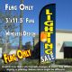 Lighting Sale Windless Polyknit Feather Flag (3 x 11.5 feet)