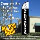 Mercedes Benz Specialists Windless Feather Banner Flag Kit (Flag, Pole, & Ground Mt)