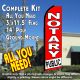NOTARY PUBLIC (Red/White) Flutter Feather Banner Flag Kit (Flag, Pole, & Ground Mt)