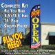 now open windless feather banner flags