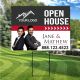 100 Corrugated Real Estate Yard Signs 18