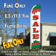SALE (Christmas) Flutter Feather Banner Flag (11.5 x 2.5 Feet)