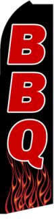 BBQ (Flames)  Feather Banner Flag