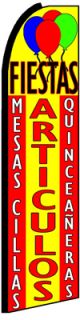 Fiestas Articulos  Feather Banner Flag 