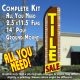 TILE SALE (Brown/Yellow) Flutter Feather Banner Flag Kit (Flag, Pole, & Ground Mt)