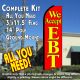 WE ACCEPT EBT (Red) Flutter Feather Banner Flag Kit (Flag, Pole, & Ground Mt)