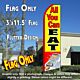 ALL YOU CAN EAT Flutter Feather Banner Flag (11.5 x 3 Feet)