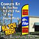 AUTHORIZED IRS E-FILE PROVIDER HERE Windless Feather Banner Flag Kit (Flag, Pole, & Ground Mt)