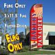 BAKERY/PANADERIA (R/B/W) Flutter Feather Banner Flag (11.5 x 3 Feet)