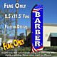 BARBER (Patriotic) Flutter Polyknit Feather Flag (11.5 x 2.5 feet)