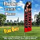 BOXING FITNESS red black flutter flag