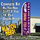 CELL PHONE ACCESSORIES (Purple) Flutter Feather Banner Flag Kit (Flag, Pole, and Ground Mount)