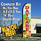 DAYCARE (Scene) Flutter Feather Banner Flag Kit (Flag, Pole, & Ground Mt)