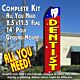 DENTIST (Red/Yellow) Flutter Feather Banner Flag Kit (Flag, Pole, & Ground Mt)