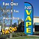 maximize e-cigs vape windless polyknit feather flags