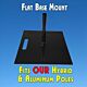 Feather Banner Flat Base Mount (Flutter and Windless Poles)