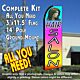 HAIR SALON (Multi-colored) Flutter Feather Banner Flag Kit 