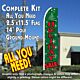 HOLIDAY SALE (Green) Flutter Feather Banner Flag Kit (Flag, Pole, & Ground Mt)