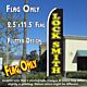 LOCKSMITH (Black) Flutter Feather Banner Flag (11.5 x 2.5 Feet)