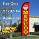 Menudo Windless Polyknit Feather Flag (3 x 11.5 feet)