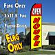 OPEN HOUSE (Red/Yellow) Flutter Feather Banner Flag (11.5 x 3 Feet)