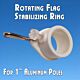 Rotating Flag Mounting Rings (1) for Aluminum Flag Poles