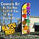 SMOOTHIES (Fruit) Flutter Feather Banner Flag Kit (Flag, Pole, & Ground Mt)
