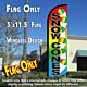 Snow Cones Windless Polyknit Feather Flag (3 x 11.5 feet)