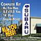 Subaru Flutter Feather Banner Flag Kit (Flag, Pole, & Ground Mt)