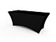 Black Stretch Table Covers 6ft