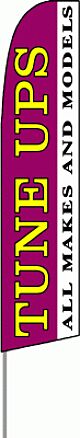 Tune Ups  Feather Banner Flag 
