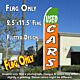 USED CARS (Green/Orange) Flutter Feather Banner Flag (11.5 x 2.5 Feet)