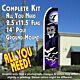 VAMPIRE (Halloween) Flutter Feather Banner Flag Kit (Flag, Pole, & Ground Mt)