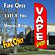 vape shop windless polyknit feather flags