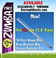 zumba fitness purple and purple feather banner flag