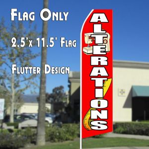 ALTERATIONS Feather Banner Flag